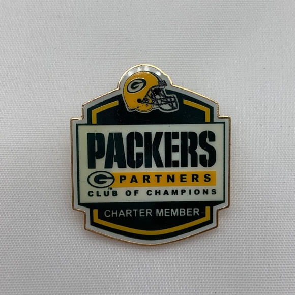 Vintage NFL Green Bay Packers Club Of Champions Charter Member Lapel Pin - Picture 1 of 6